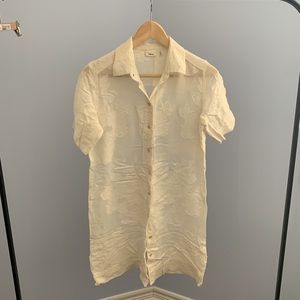 ARITZIA/WILFRED - FLORAL SHIRT DRESS